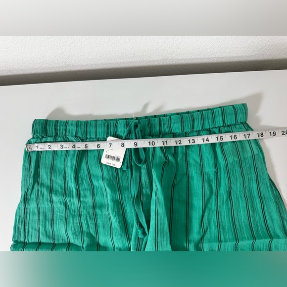 Free People Nati Sheer Shorts in Aqua Combo Size Large NWT - Picture 6 of 7